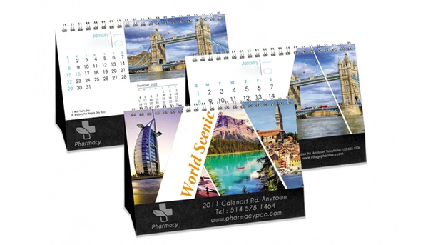 Custom Desk Calendar