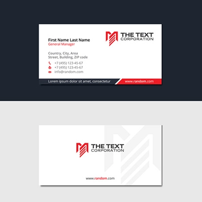 Slim Business Cards 1 Side