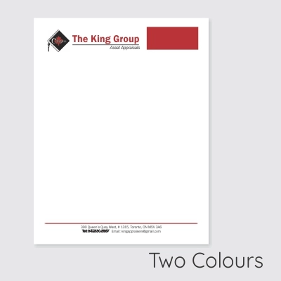 Letterhead 70lbs White Offset 3