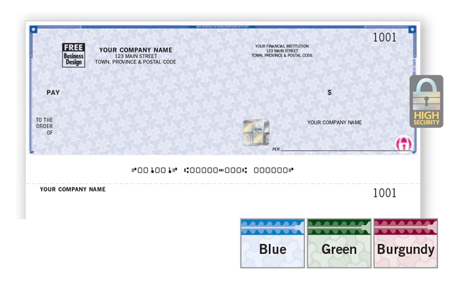 High Security Laser Cheque 2