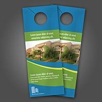 3.5" x 8.5" Door Hangers 1 Side