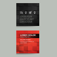 24Hr Square Business Cards 1 Side