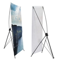 1 Hour X-Banner Stand 23.5"W x 63"H 1 side