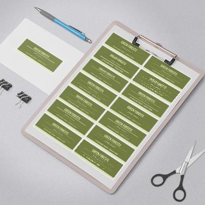 1 Hr Rectangle Labels