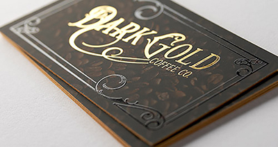 24PT SOFT TOUCH LAMINATED + FOIL BUSINESS CARDS