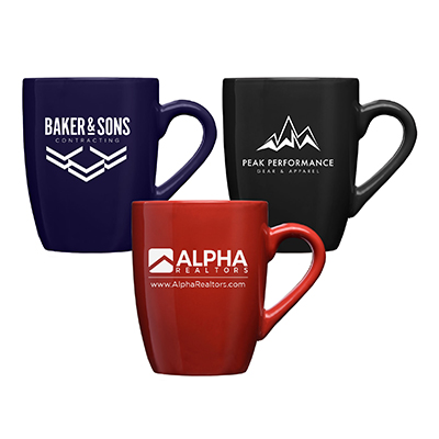 12 oz Ceramic Bistro Printed Mug - Classic