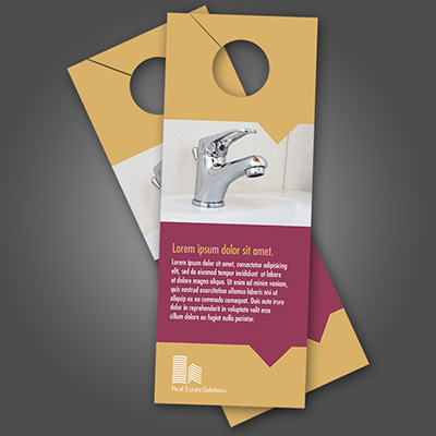 4" x 9" Door Hangers 2 Sides