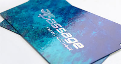 24PT SUPER GLOSS LAMINATED + FOIL BUSINESS CARDS