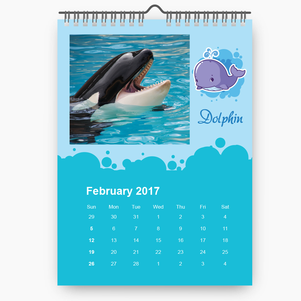 Wall Calendars Large - Single Page