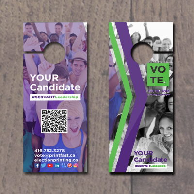 Door Hangers/Vote at Cards