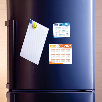 Business Card Calendar Magnets