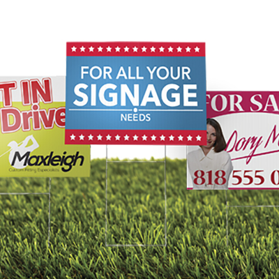Custom Size 4mm Corrugated Signs