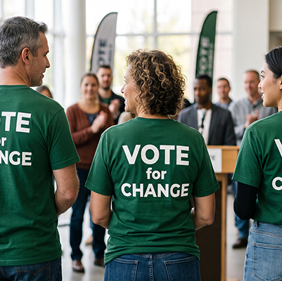 Election Campaign T Shirts