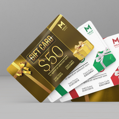 Plastic Gift Cards