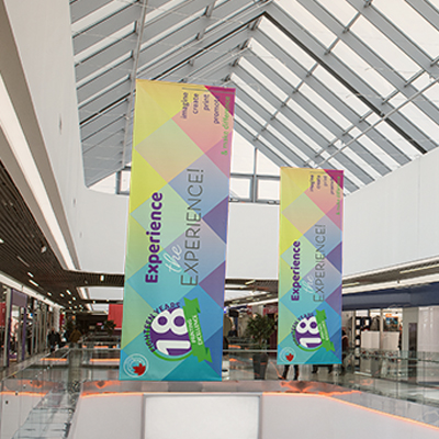 Custom Size 8oz Mesh Banner