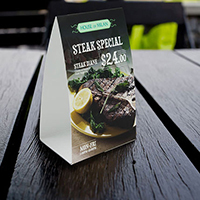 4" x 6" Table Tent Cards