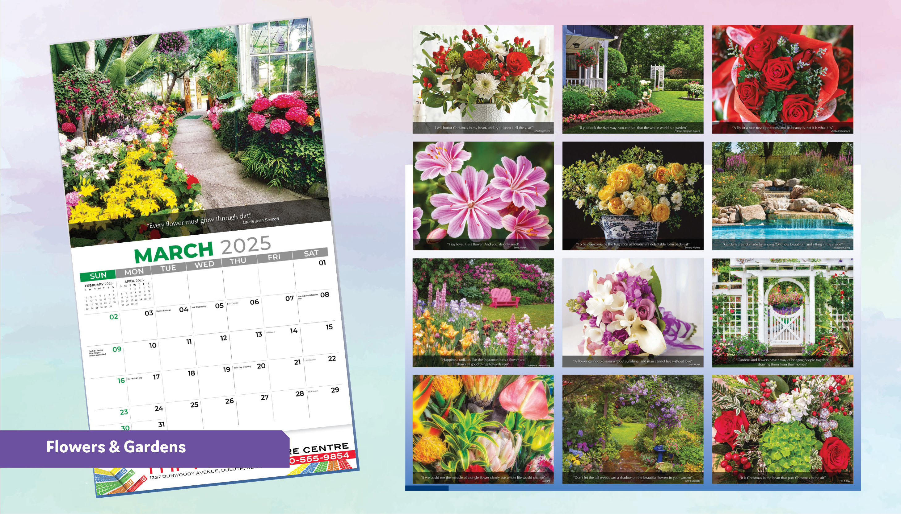 Flowers and Gardens