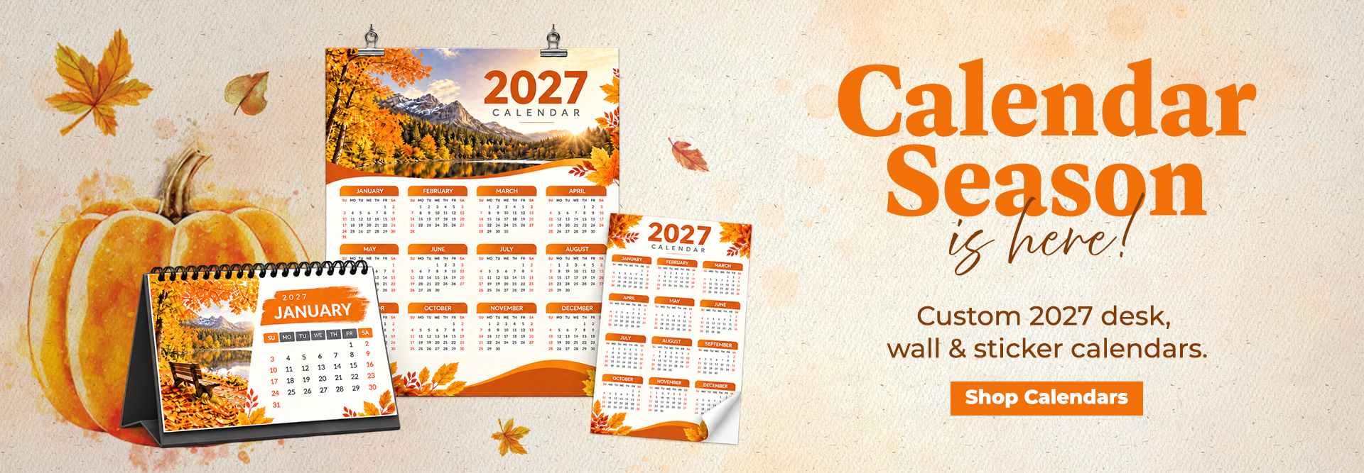 Calendar season - Fall 2026