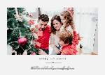 Design 010 - 5x7 Happy Holiday Minimalist Front