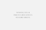 Design 010 - 8.5x5.5 - Happy Holiday Minimalist Back