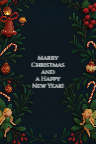 Design 27 - Vibrant Christmas Family 4"x6" Back