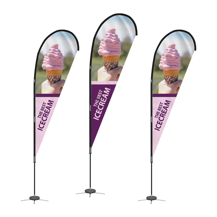 Tear-Drop Flags