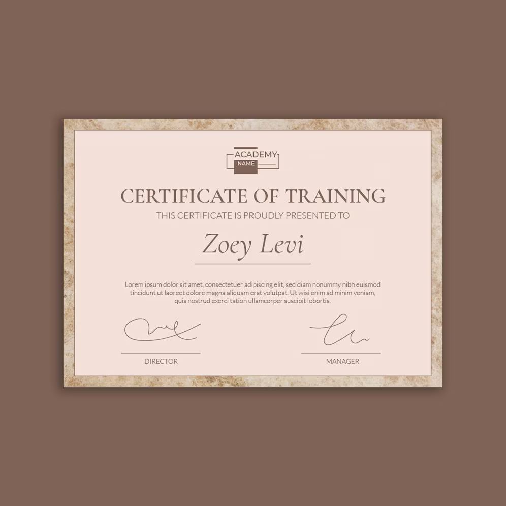 Uncoated Certificates