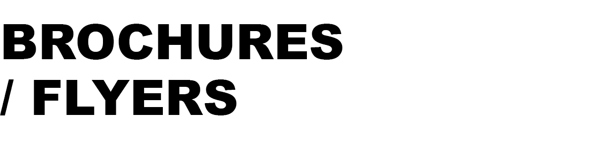 Brochures & Flyers