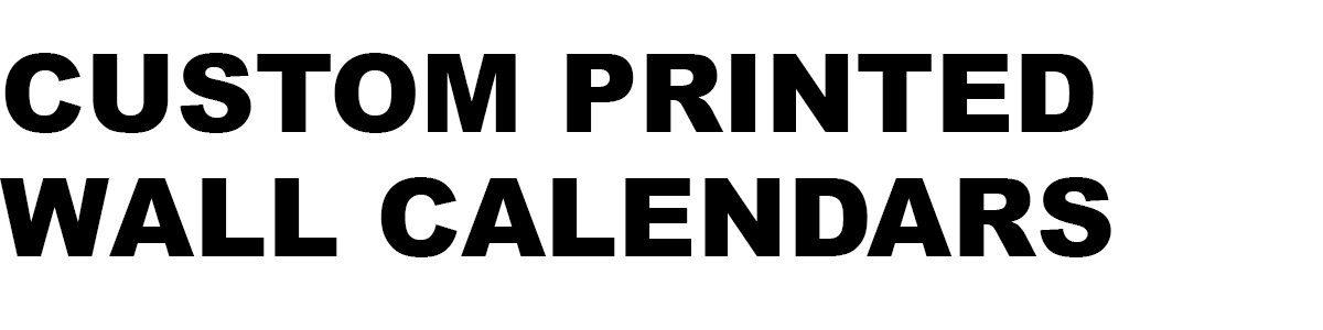 Custom Printed Wall Calendar