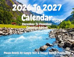 Canadian 2027 Calendar - Canadian Dates (December 2026 to December 2027)