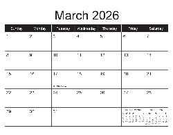 USA 2026 Calendar - USA Dates (December 2025 to December 2026)