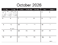 USA 2026 Calendar - USA Dates (December 2025 to December 2026)