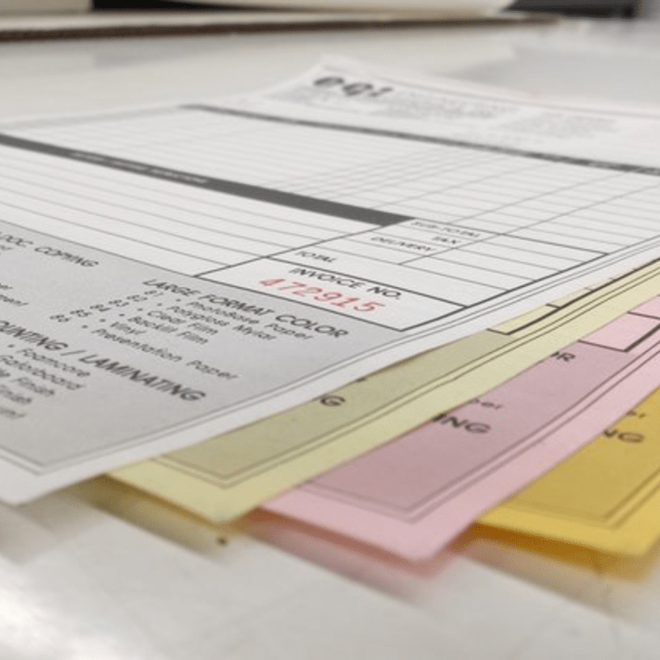 Carbonless NCR Forms Category