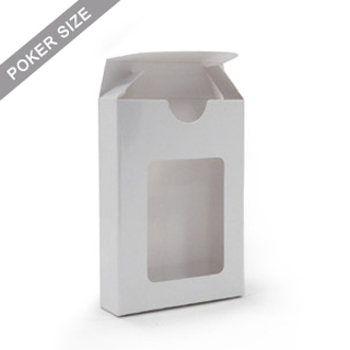 White Tuck Box with Window