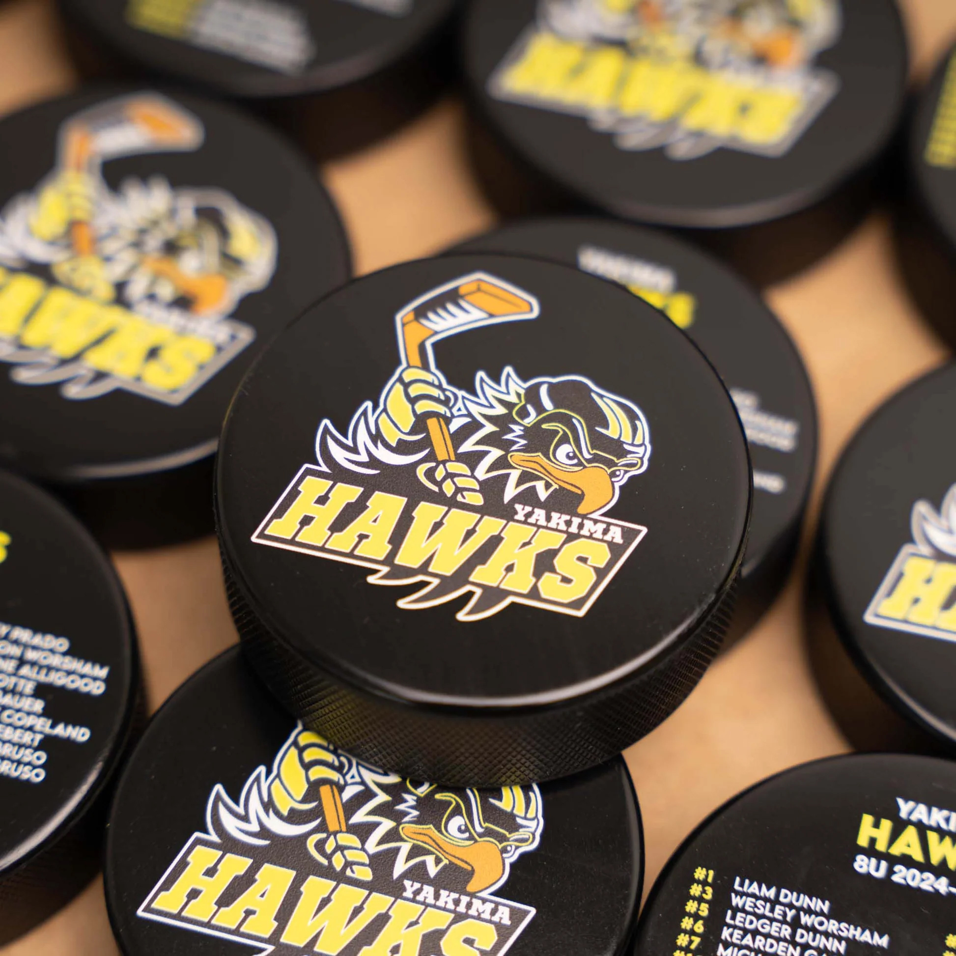 Custom Printed Hockey Pucks 2