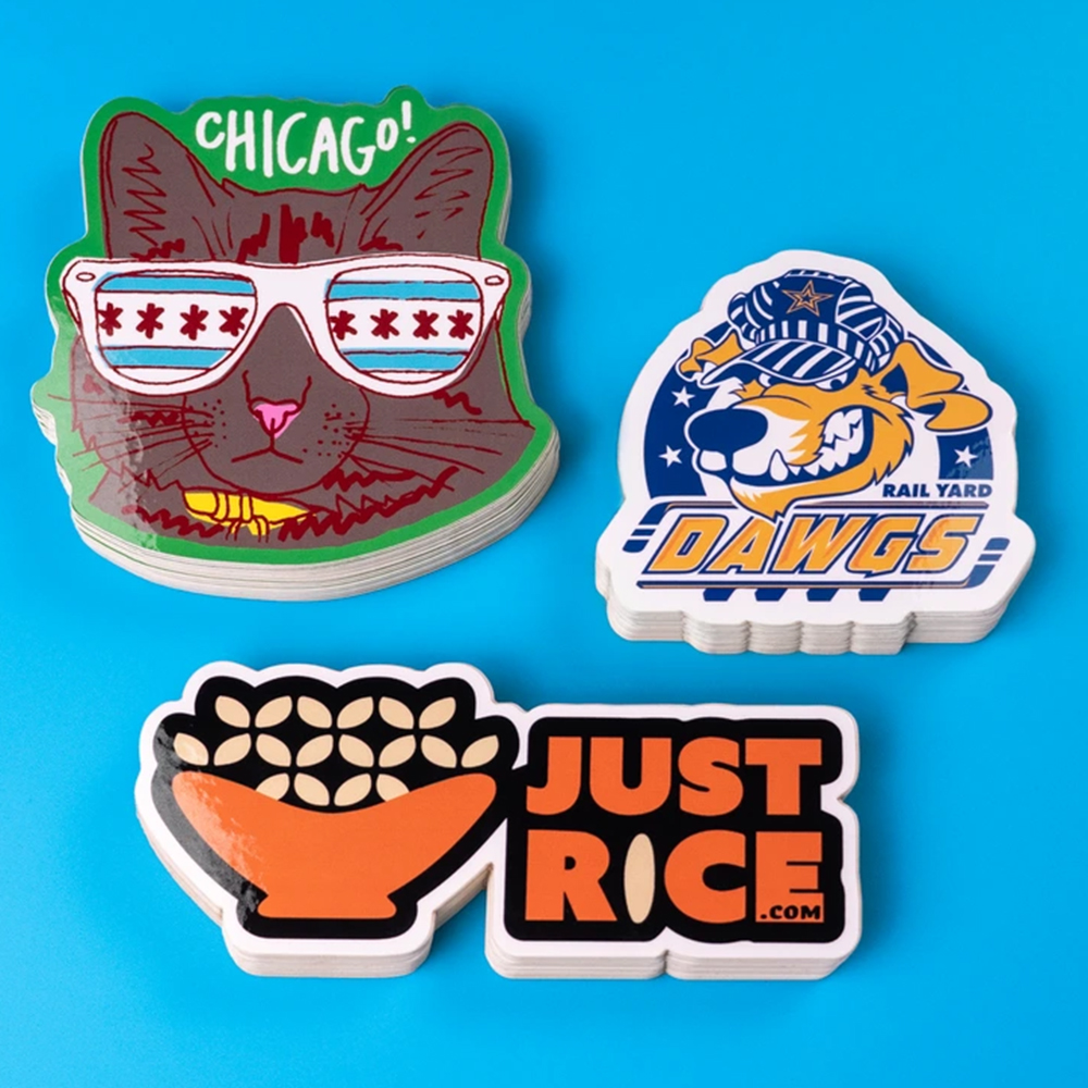 Vinyl Die Cut Sticker Singles 2