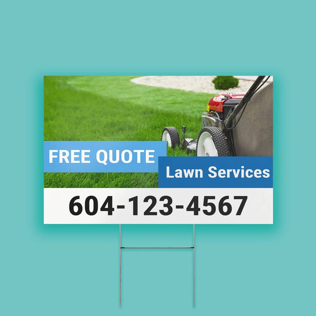 Economical Custom Yard Signs 2