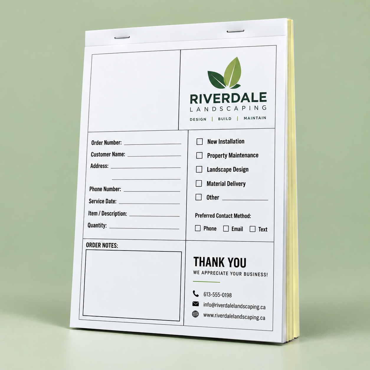 Carbonless NCR Form Books 1