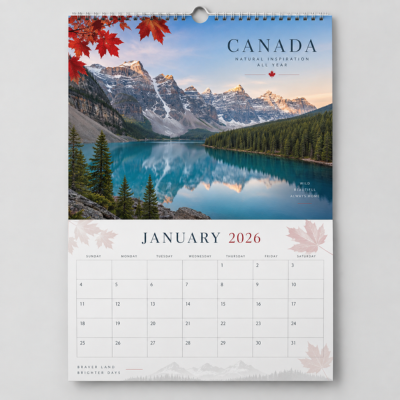 28-Page Self Cover Wall Calendars