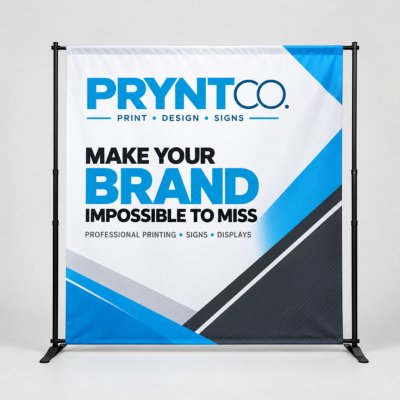 Adjustable Telescopic Fabric Display