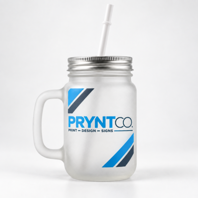 Frosted Mason Jar