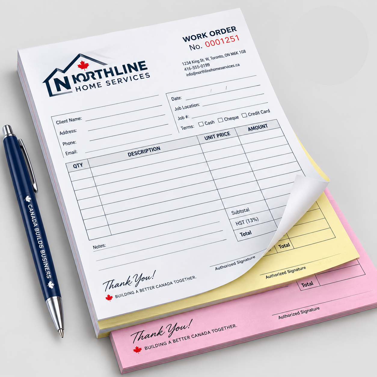 3-Part NCR Forms 1