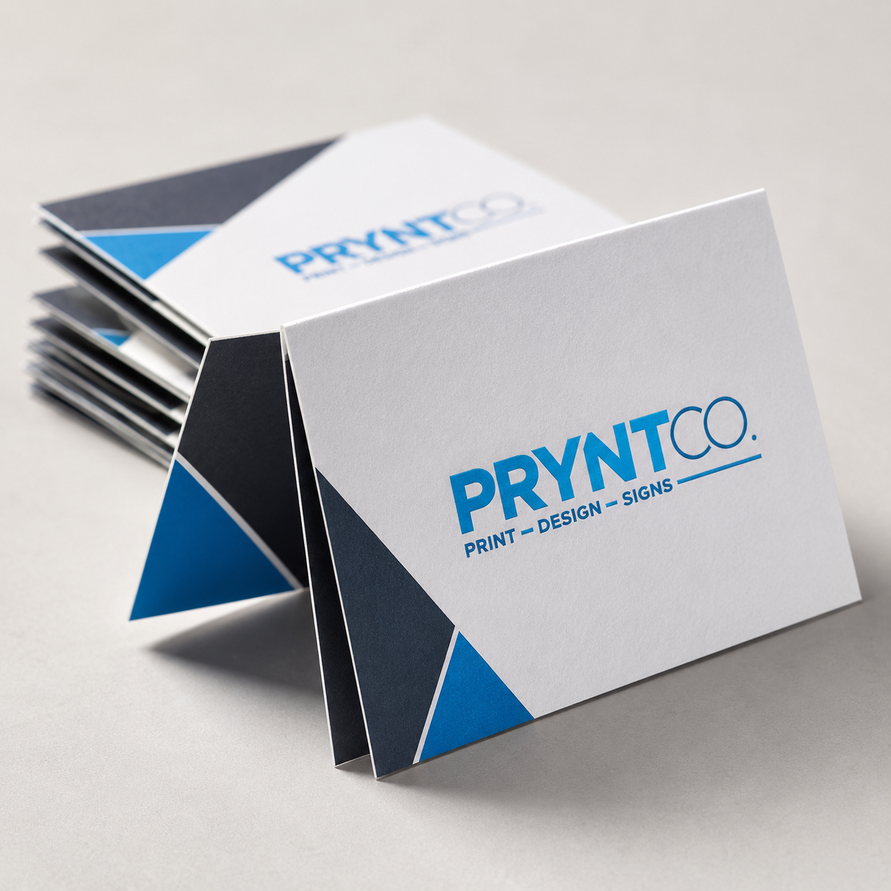 Folded Business Cards 4
