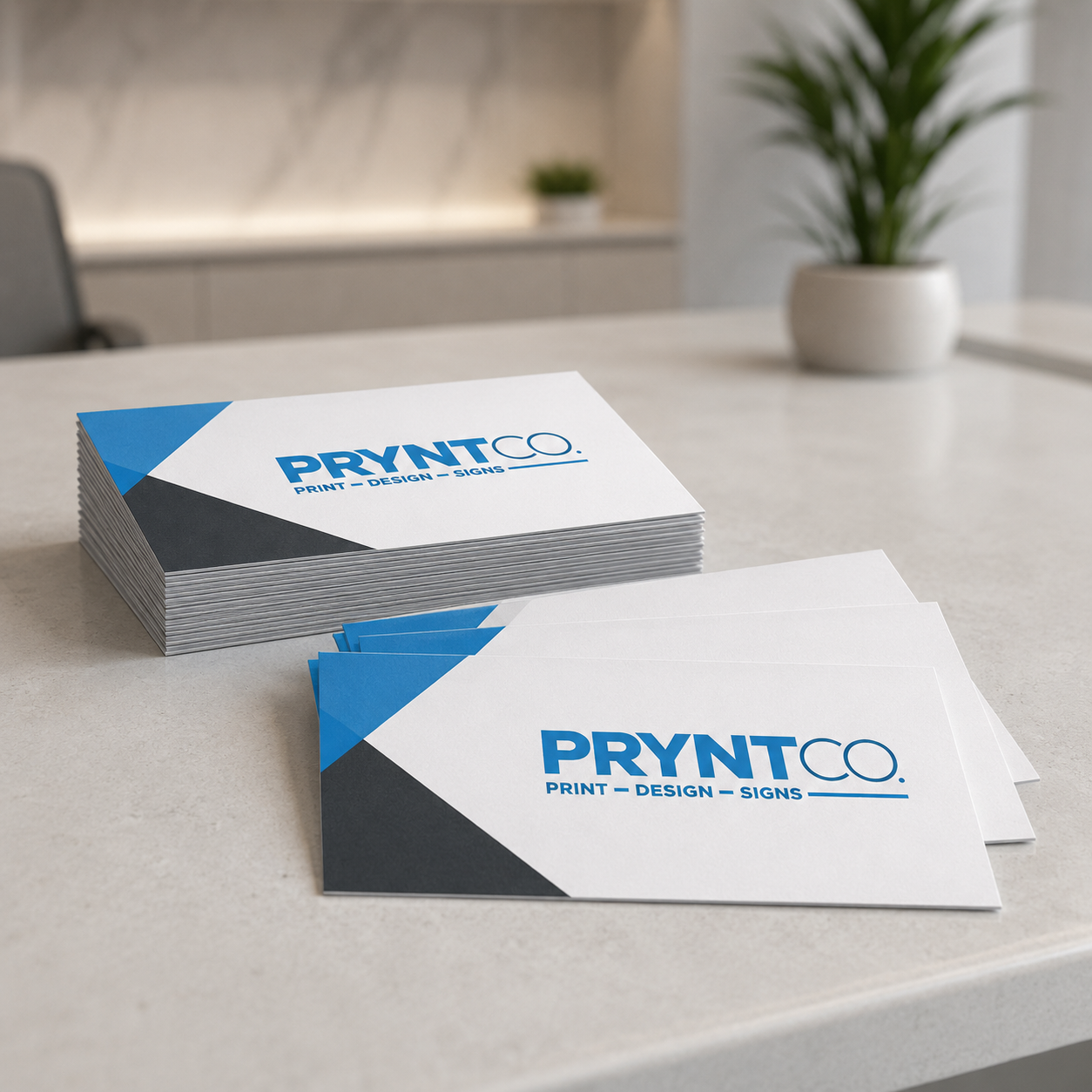 Flat Matte Laminated Business Cards 3