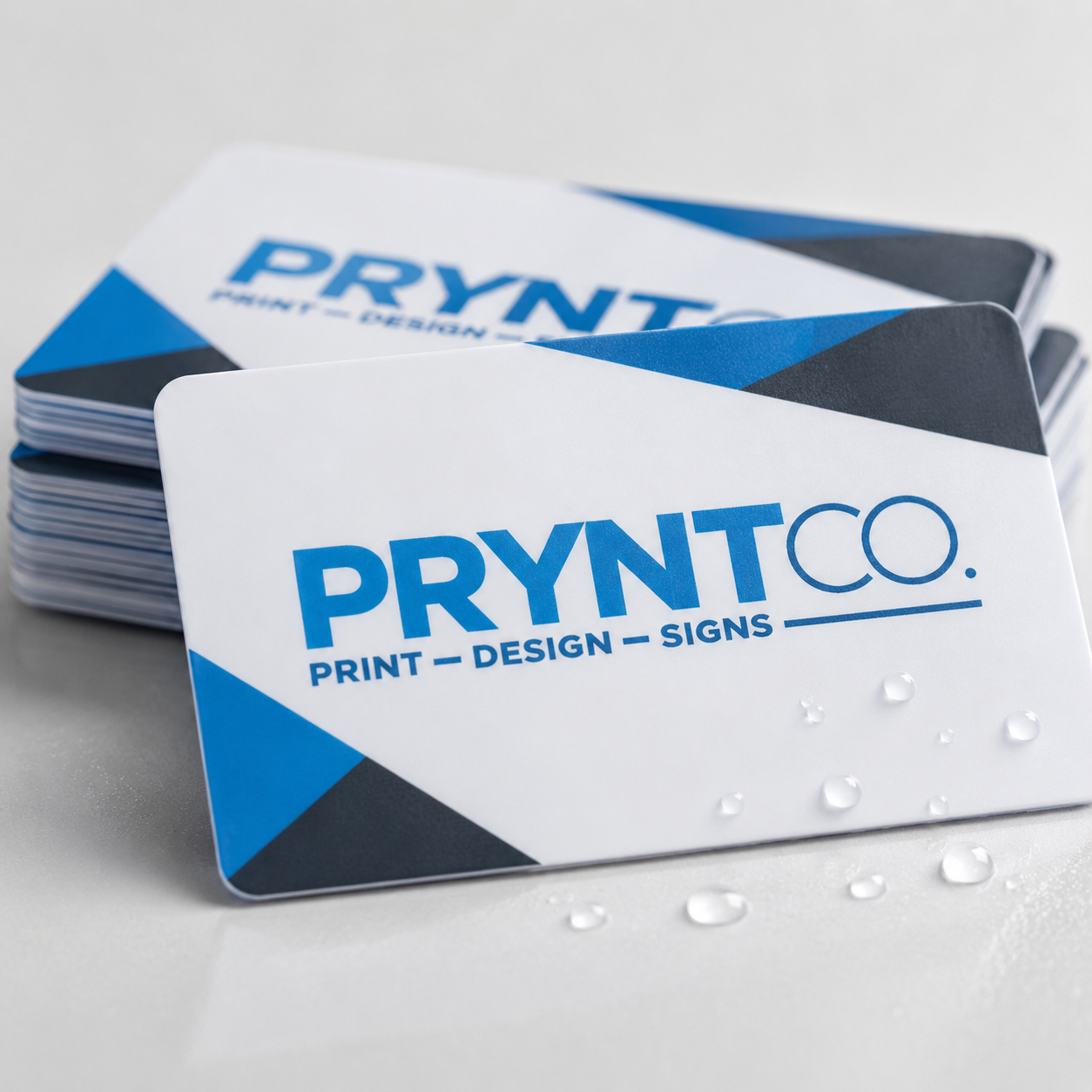 PVC (waterproof) Business Cards 2