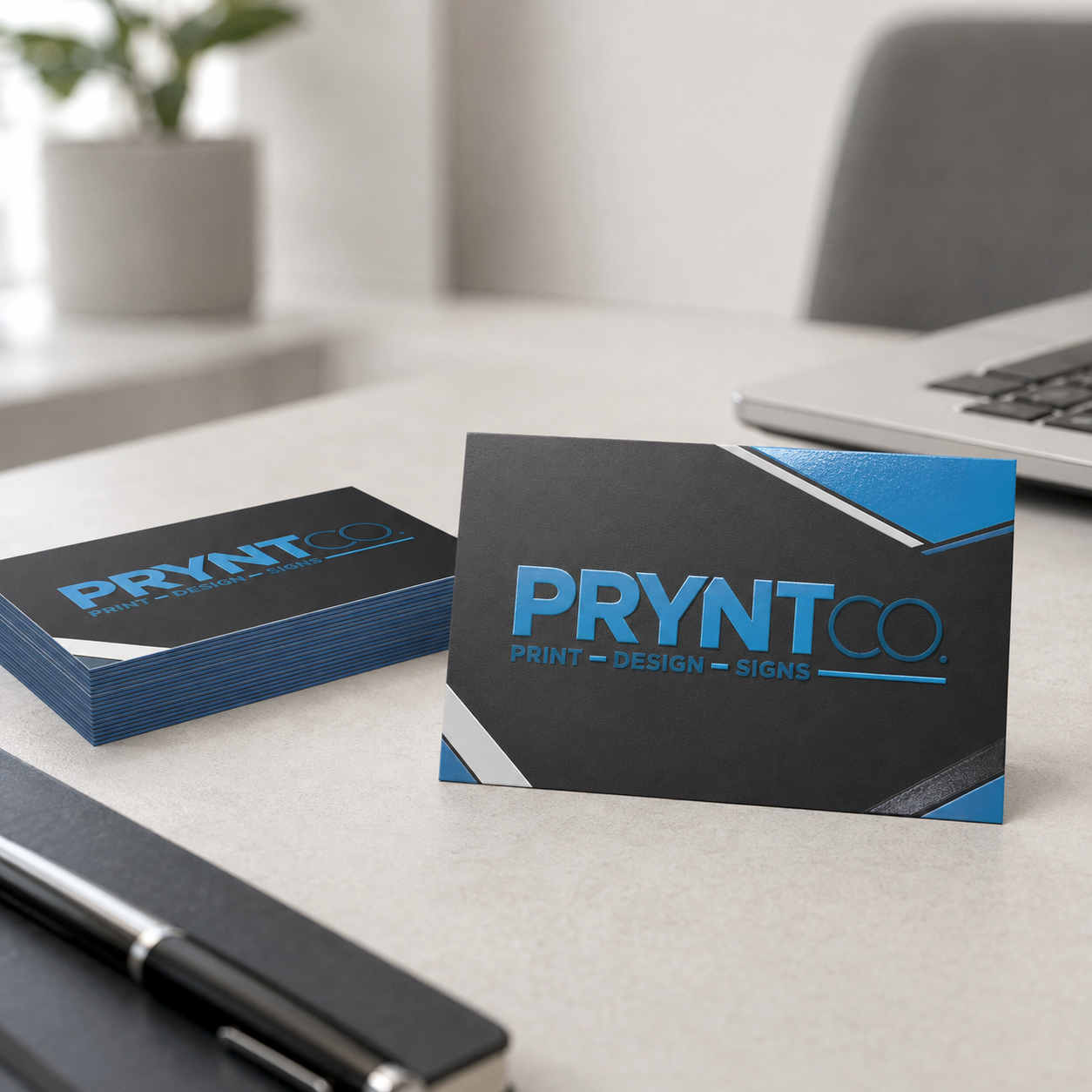 Raised Spot UV Business Cards 2