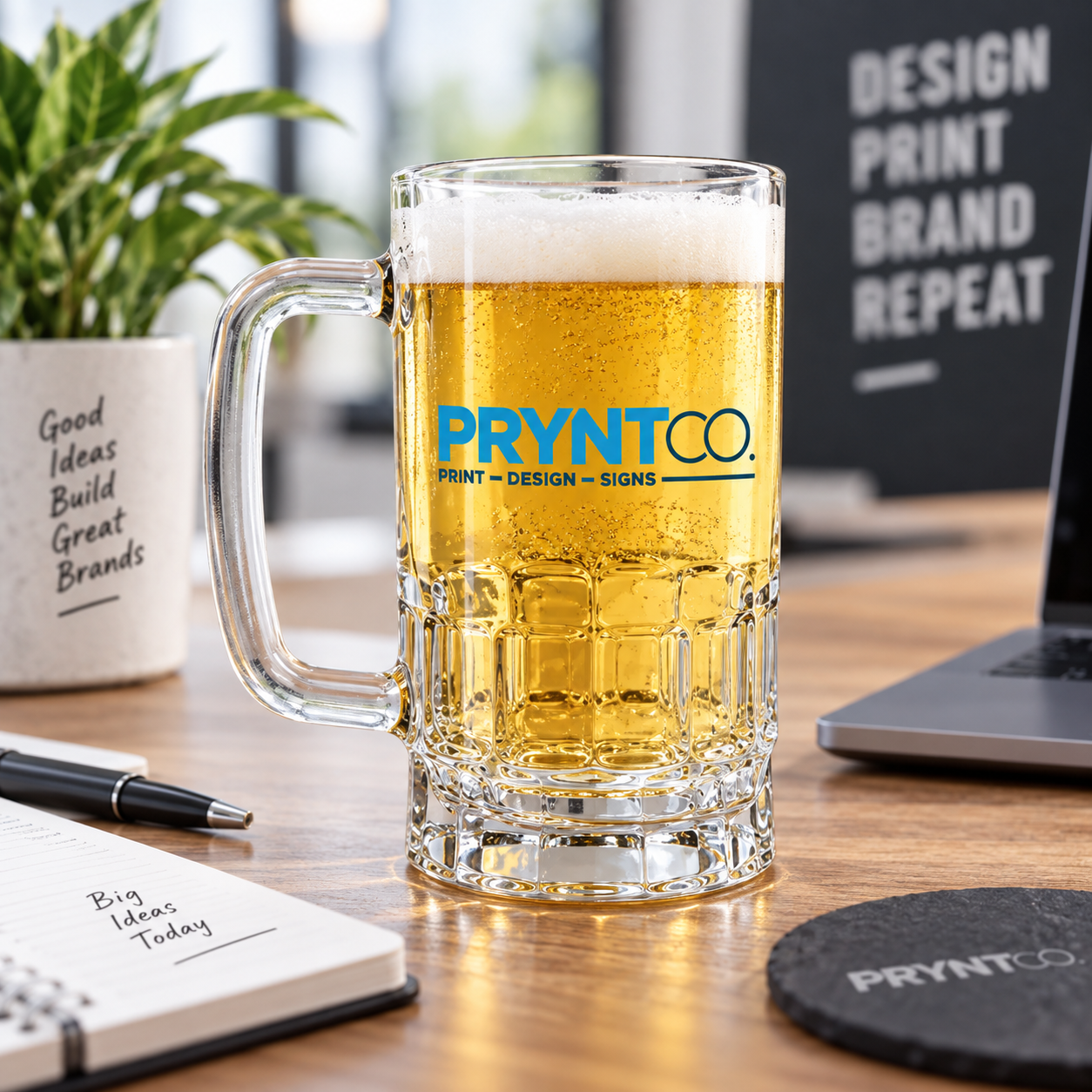Clear Beer Mug 4