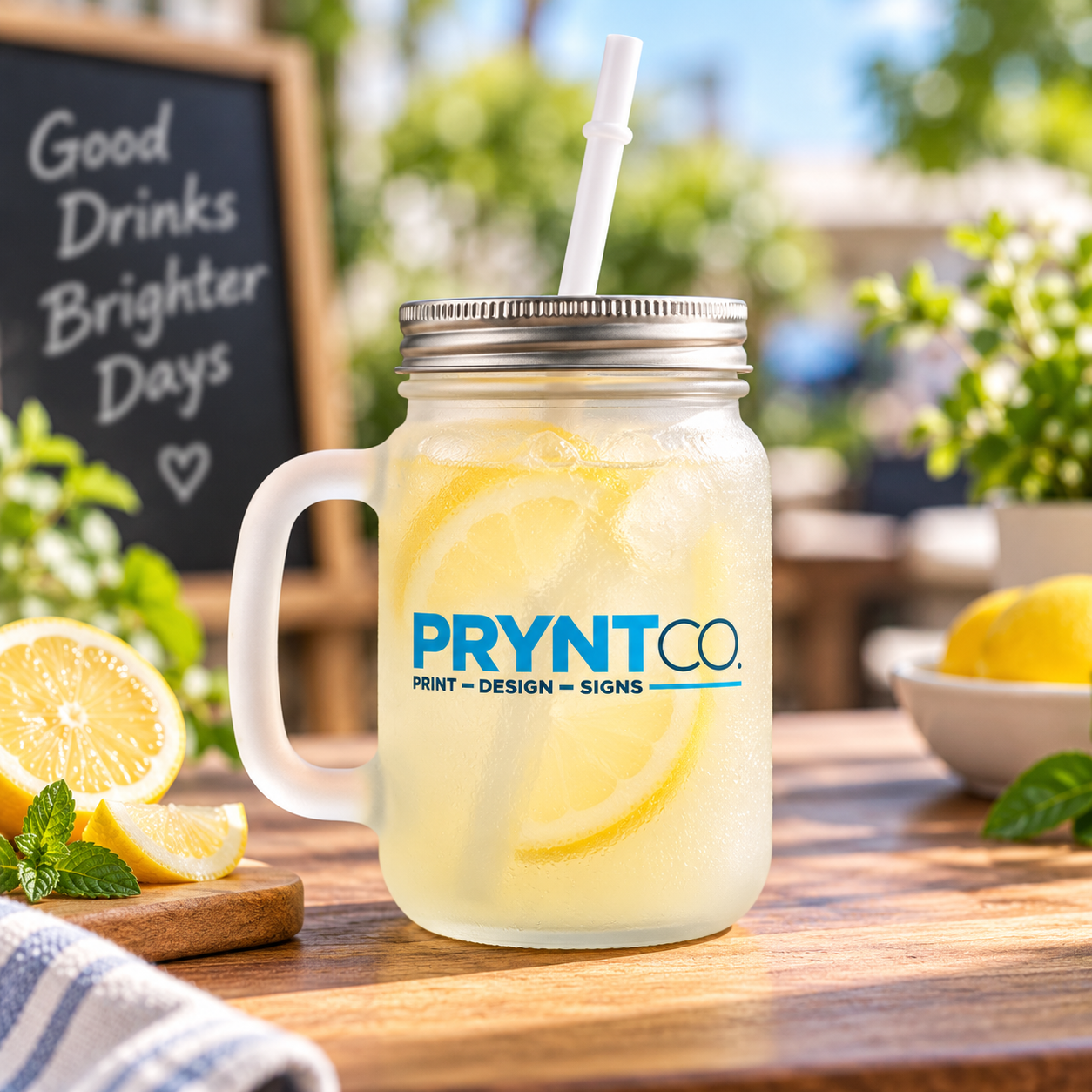 Frosted Mason Jar 3