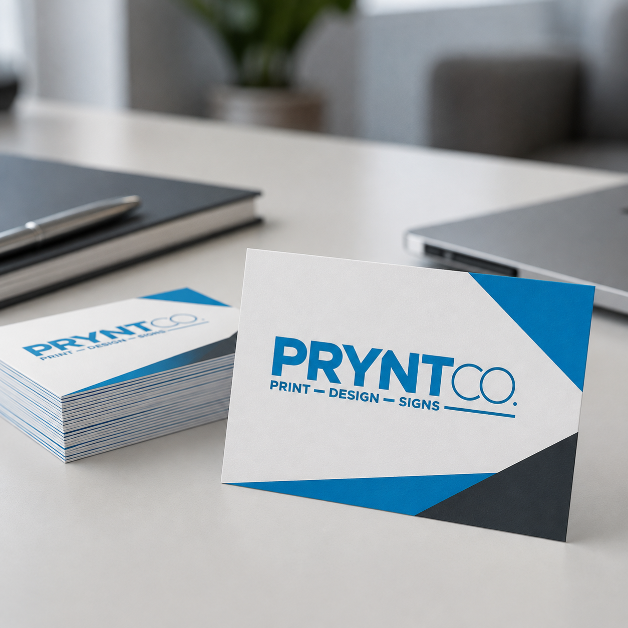 Flat Matte Laminated Business Cards 4