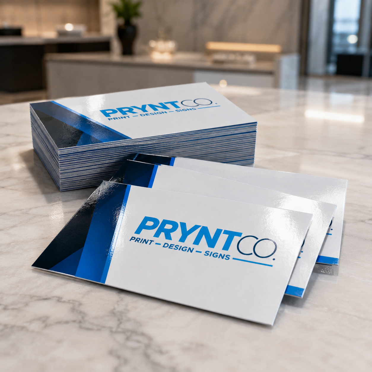 Ultra Gloss Laminated Business Cards 4